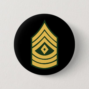 Macaron Rond 5 Cm Armée - Premier sergent E-8 (1SG)