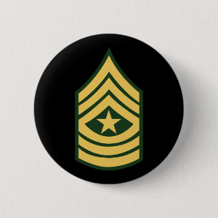 Macaron Rond 5 Cm Armée - Sergent-major E-9 (SGM)