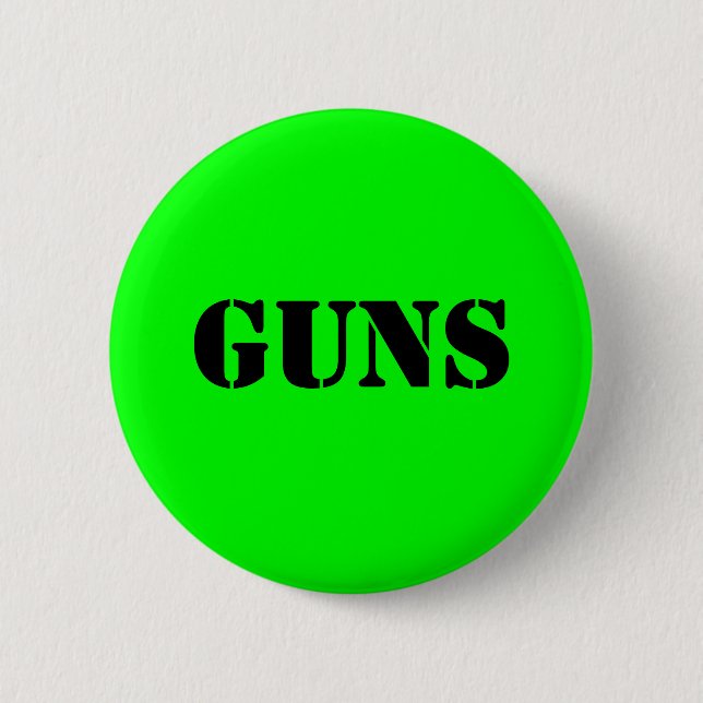 Macaron Rond 5 Cm Armes à feu (Devant)