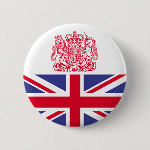 Macaron Rond 5 Cm Armoiries britanniques