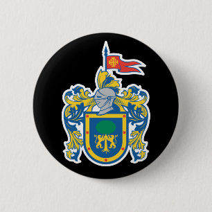 Macaron Rond 5 Cm Armoiries de Jalisco, Mexique