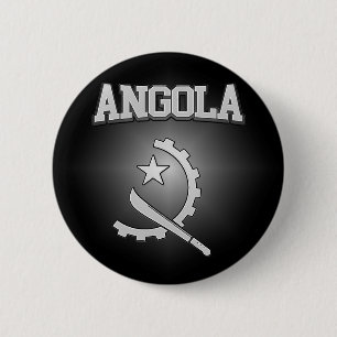 Macaron Rond 5 Cm Armoiries de l'Angola