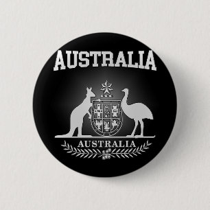 Macaron Rond 5 Cm Armoiries de l'Australie