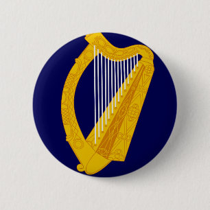 Macaron Rond 5 Cm Armoiries de l'Irlande