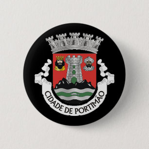 Macaron Rond 5 Cm Armoiries de Portimão, PORTUGAL