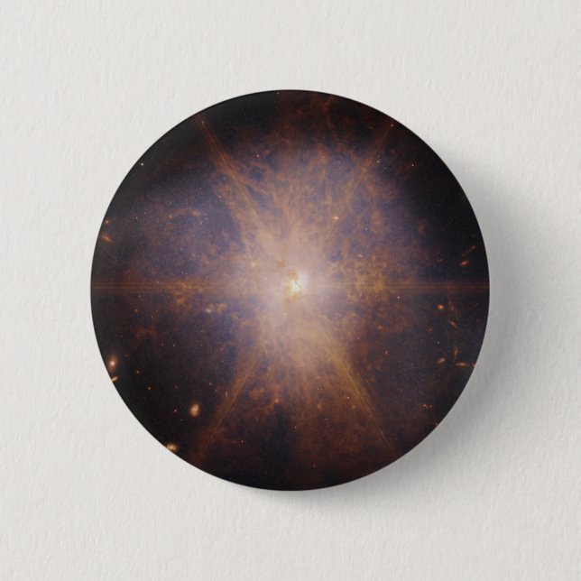 Macaron Rond 5 Cm Arp 220 Éclairage Le Ciel Nocturne (Devant)