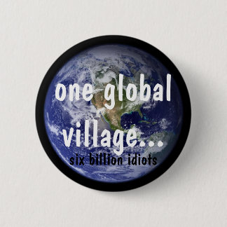 Macaron Rond 5 Cm ARRÊTEZ le bouton de FARK (conception 2)