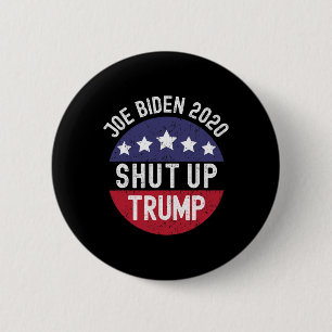 Macaron Rond 5 Cm Arrêtez le débat présidentiel de Trump Pro Joe Bid