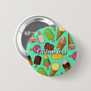 Macaron Rond 5 Cm Arrière - plan de glace