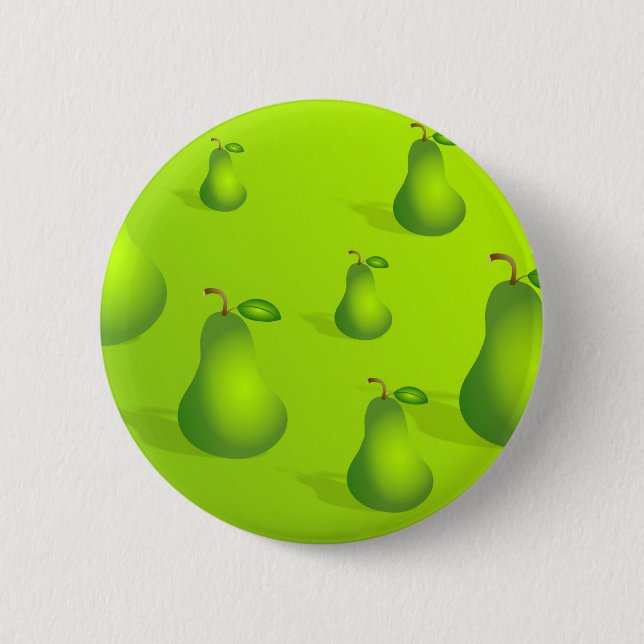 Macaron Rond 5 Cm Arrière - plan de poire (Devant)