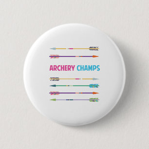Macaron Rond 5 Cm Arrows_Archery_Champs