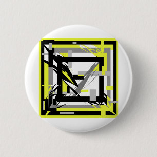 Macaron Rond 5 Cm Art Abstrait