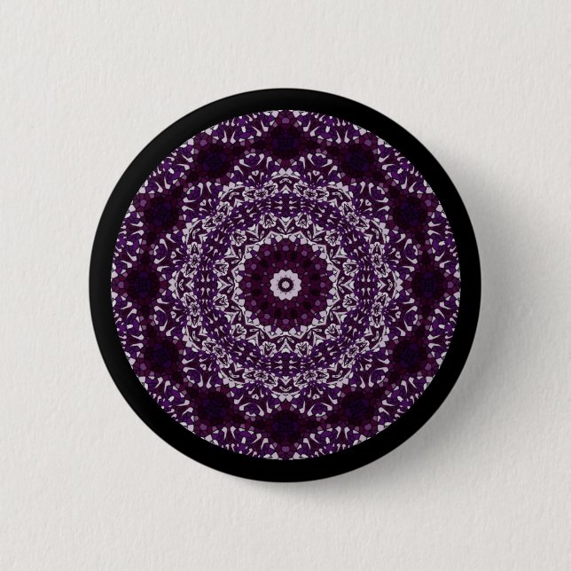 Macaron Rond 5 Cm Art de bouton par MJ Bedford (Devant)