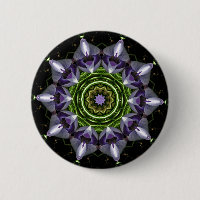 Art de kaléidoscope de mandala floral pourpre