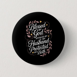 Macaron Rond 5 Cm Art d'épouse silée drôle pour femmes filles Mpy vi