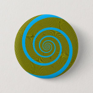 Macaron Rond 5 Cm Art en spirale de fractale