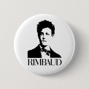 Macaron Rond 5 Cm Arthur Rimbaud