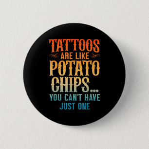 Macaron Rond 5 Cm Artiste de tatouage cool Art pour hommes femmes Ta