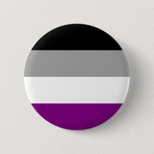 Macaron Rond 5 Cm Asexual Pride Flag