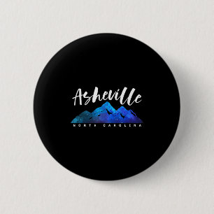 Macaron Rond 5 Cm Asheville Caroline du Nord Camping Randonnée Ski F
