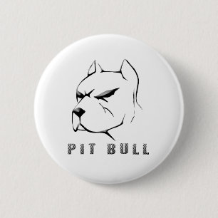 Macaron Rond 5 Cm Aspiration de Pitbull