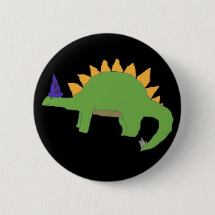 Macaron Rond 5 Cm Assistant épingle Stegosaurus