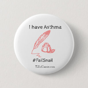 Macaron Rond 5 Cm Asthme #FailSnail