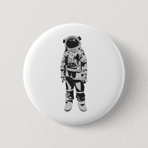 Macaron Rond 5 Cm Astronaut