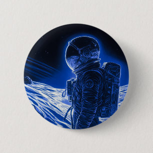 Macaron Rond 5 Cm Astronaute