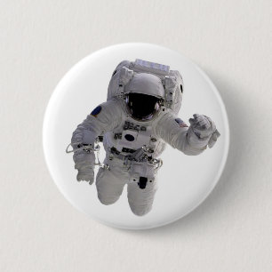 Macaron Rond 5 Cm Astronaute