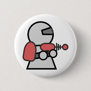 Macaron Rond 5 Cm Astronaute de bande dessinée