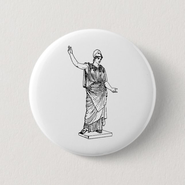 Macaron Rond 5 Cm athena, grec, mythologie, poseidon, percy jackson (Devant)