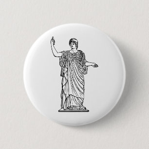 Macaron Rond 5 Cm athena, greek, mythology, poseidon, percy jackson