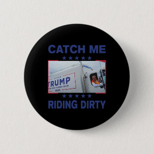 Macaron Rond 5 Cm Attrapez-Moi En Train D'Embarquer Dirty Funny Garb