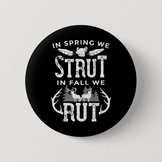 Macaron Rond 5 Cm Au Printemps Nous Avons Commencé À L'Automne Nous  (Devant)