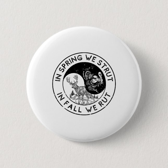 Macaron Rond 5 Cm Au Printemps Nous Commençons À L'Automne Nous Coup (Devant)