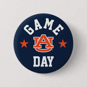Macaron Rond 5 Cm Auburn University Jeu Day