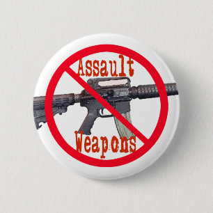 Macaron Rond 5 Cm Aucun bouton d'armes d'assaut