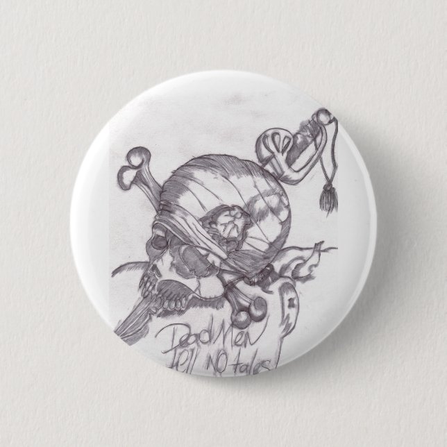 Macaron Rond 5 Cm Aucun bouton de contes (Devant)