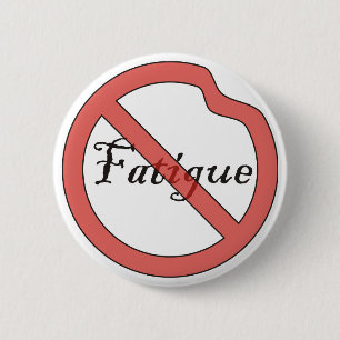 Macaron Rond 5 Cm Aucun bouton de fatigue