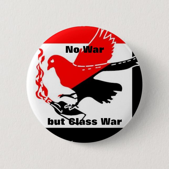 Macaron Rond 5 Cm Aucun bouton de guerre (Devant)