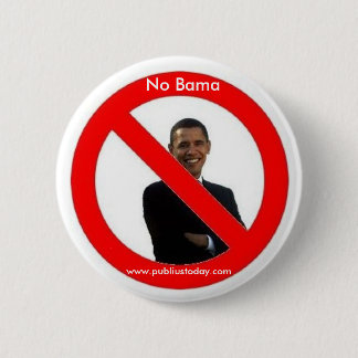 Macaron Rond 5 Cm Aucun bouton d'Obama