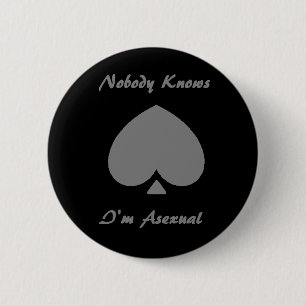 Macaron Rond 5 Cm Aucun corps ne sait que je suis bouton asexuel