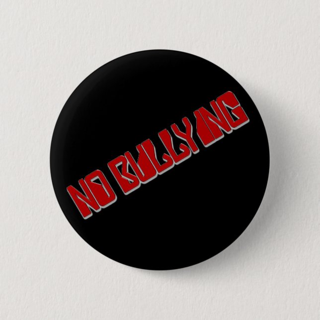 Macaron Rond 5 Cm Aucune intimidation (Devant)