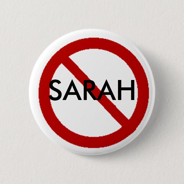 Macaron Rond 5 Cm Aucune Sarah (Devant)