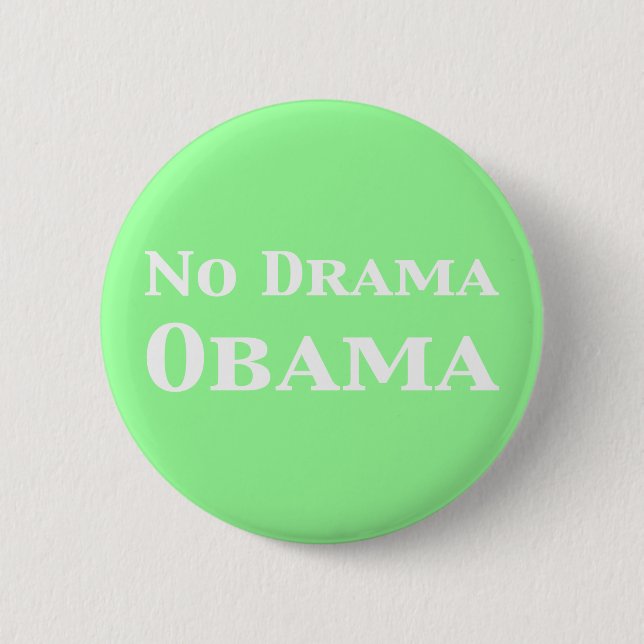 Macaron Rond 5 Cm Aucuns cadeaux d'Obama de drame (Devant)