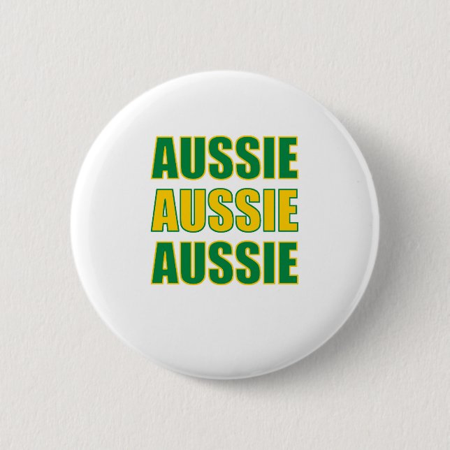 Macaron Rond 5 Cm Aussie Australe (Devant)