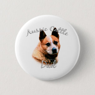 Macaron Rond 5 Cm Australian Cattle Chien Papa 2