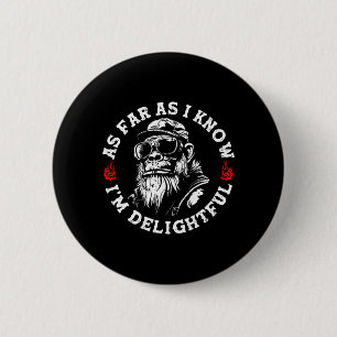 Macaron Rond 5 Cm Autant que je sache Delightful Funny Monkey Biker 