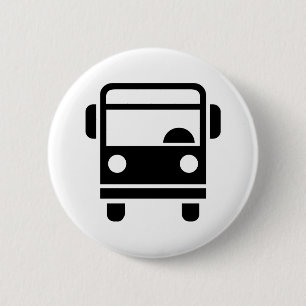 Macaron Rond 5 Cm Autobus